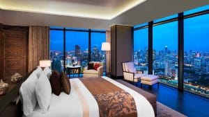 Asian delux hotel, top class panoramic view room